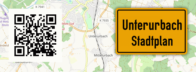 Stadtplan Unterurbach
