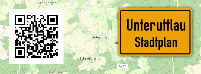 Stadtplan Unteruttlau