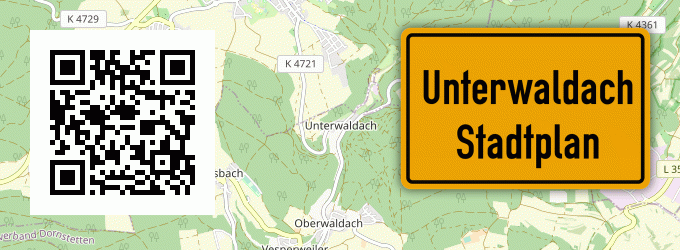 Stadtplan Unterwaldach