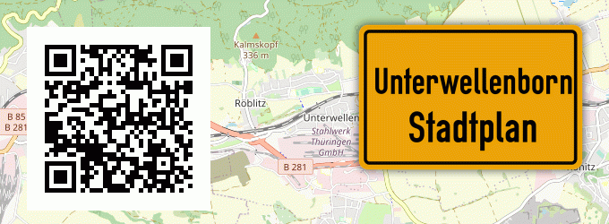 Stadtplan Unterwellenborn