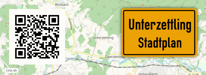 Stadtplan Unterzettling