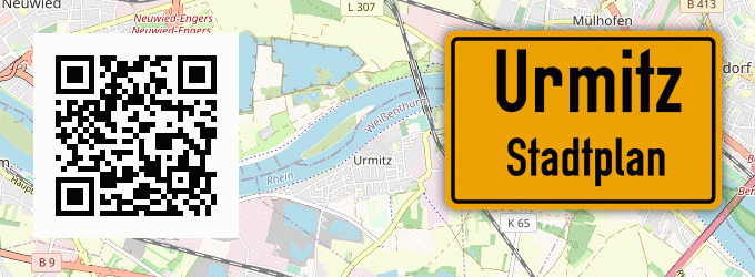 Stadtplan Urmitz, Rhein