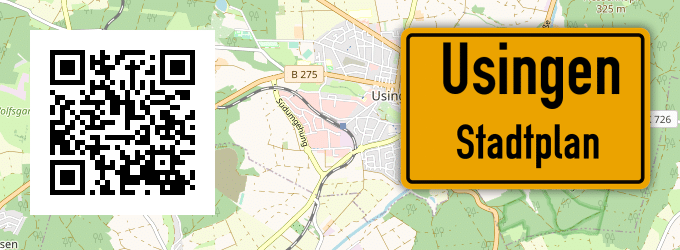 Stadtplan Usingen
