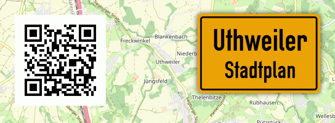 Stadtplan Uthweiler