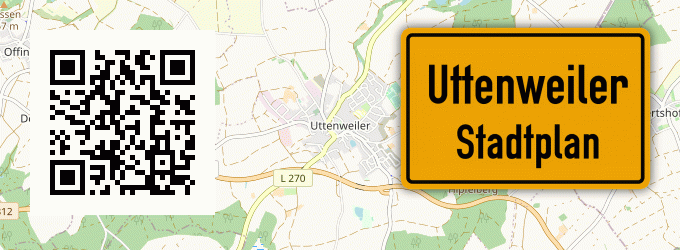 Stadtplan Uttenweiler