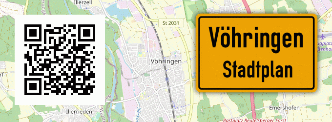 Stadtplan Vöhringen