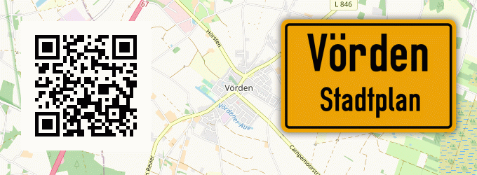 Stadtplan Vörden, Niedersachsen