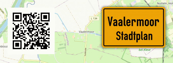 Stadtplan Vaalermoor