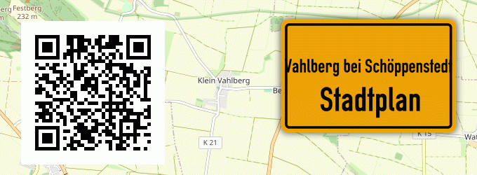 Stadtplan Vahlberg bei Schöppenstedt