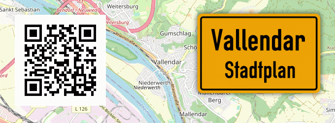 Stadtplan Vallendar