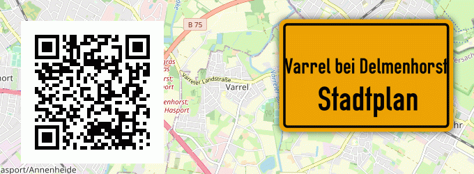 Stadtplan Varrel bei Delmenhorst