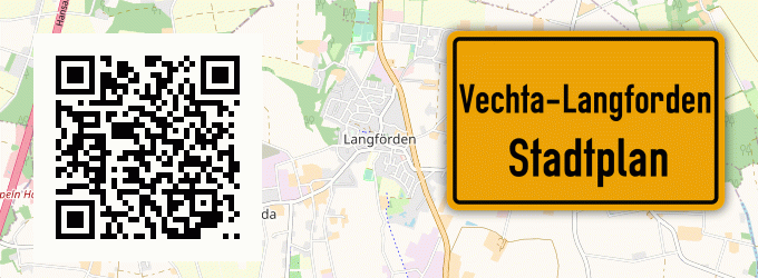 Stadtplan Vechta-Langforden