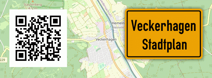 Stadtplan Veckerhagen