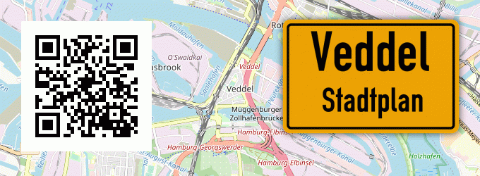 Stadtplan Veddel