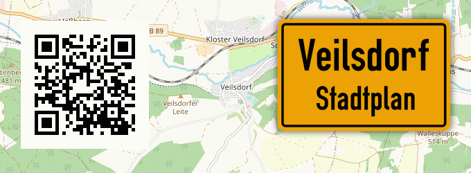Stadtplan Veilsdorf
