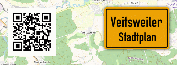 Stadtplan Veitsweiler