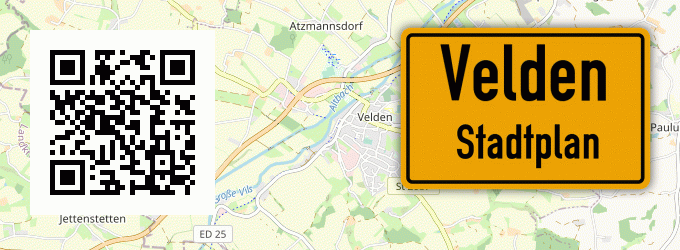 Stadtplan Velden, Vils