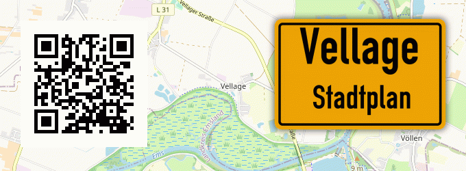 Stadtplan Vellage