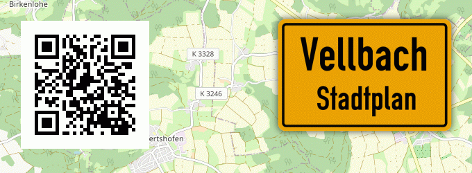 Stadtplan Vellbach