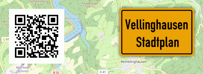 Stadtplan Vellinghausen