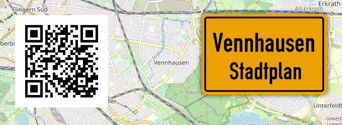 Stadtplan Vennhausen