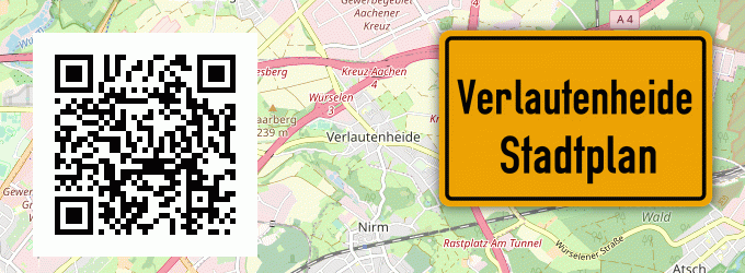 Stadtplan Verlautenheide