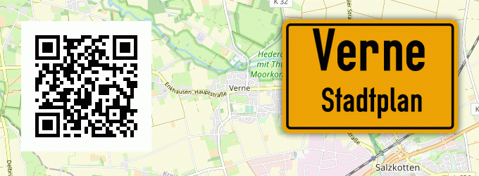 Stadtplan Verne, Westfalen