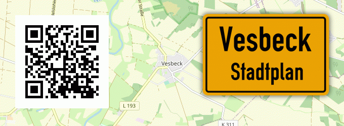 Stadtplan Vesbeck