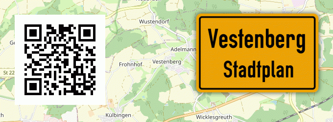 Stadtplan Vestenberg