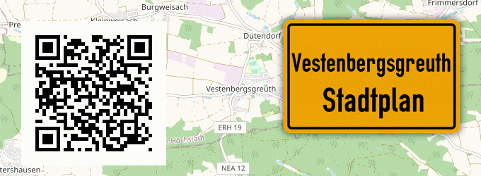 Stadtplan Vestenbergsgreuth