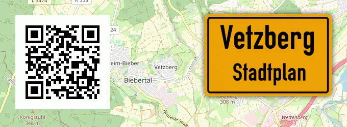 Stadtplan Vetzberg