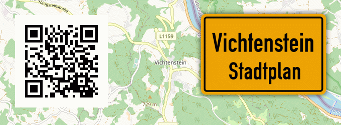 Stadtplan Vichtenstein