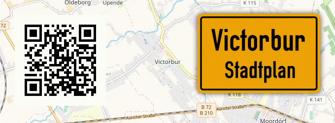 Stadtplan Victorbur