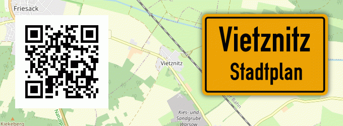 Stadtplan Vietznitz