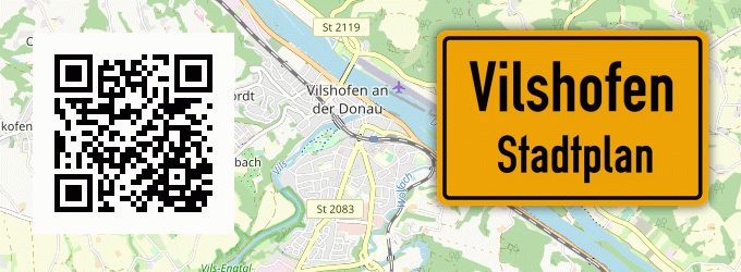 Stadtplan Vilshofen, Oberpfalz