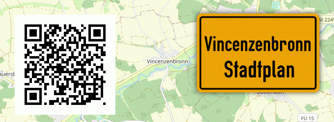 Stadtplan Vincenzenbronn