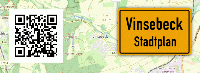 Stadtplan Vinsebeck