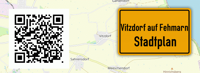 Stadtplan Vitzdorf auf Fehmarn