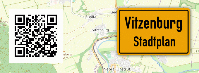 Stadtplan Vitzenburg