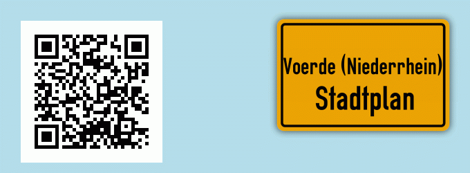 Stadtplan Voerde (Niederrhein)