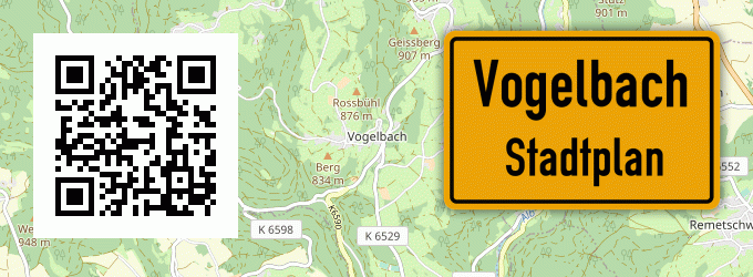 Stadtplan Vogelbach, Pfalz