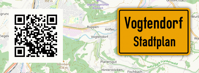 Stadtplan Vogtendorf