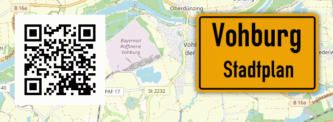 Stadtplan Vohburg