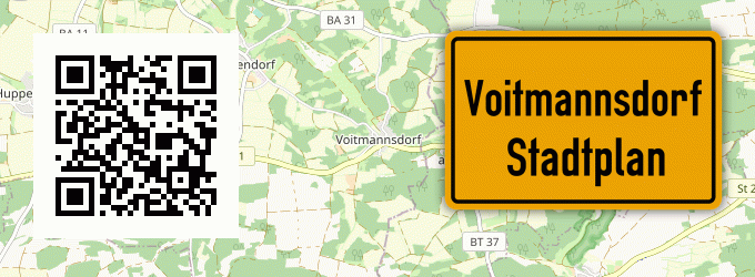 Stadtplan Voitmannsdorf