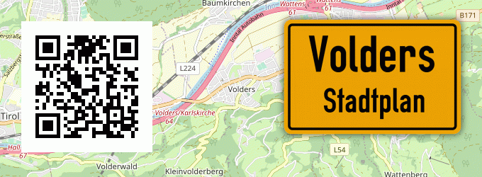 Stadtplan Volders