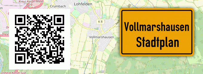 Stadtplan Vollmarshausen