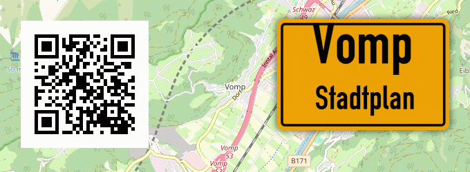 Stadtplan Vomp