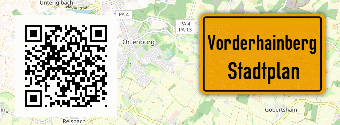 Stadtplan Vorderhainberg