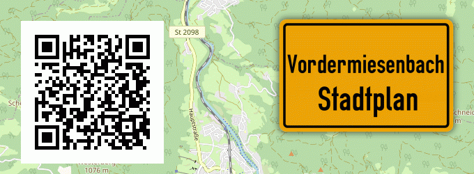 Stadtplan Vordermiesenbach