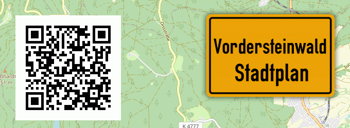 Stadtplan Vordersteinwald